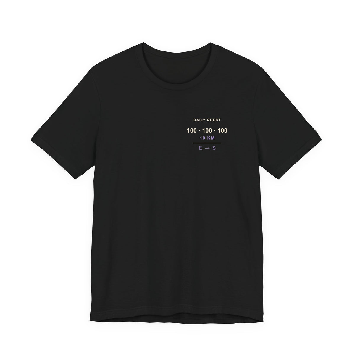 Daily Requirement Minimalist Anime Soft Tee | Shadow Rank Gym Japanese Streetwear