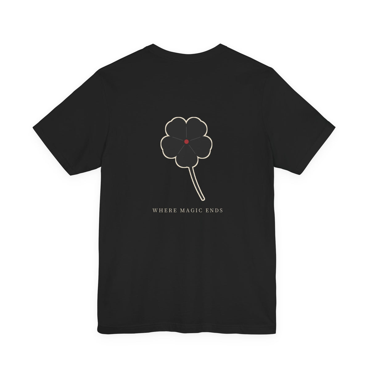 Black Clover Leaf Minimalist Soft Tee | Inspired by Asta from Black Clover