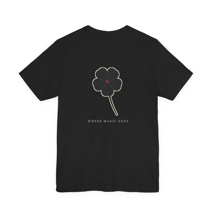Black Clover Leaf Minimalist Soft Tee | Inspired by Asta from Black Clover