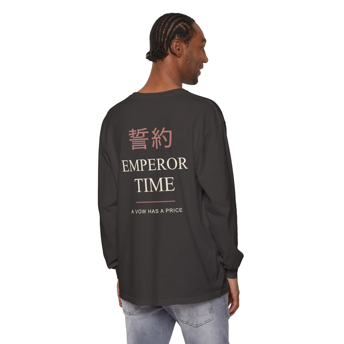 Chain Contract Kanji Long Sleeve Tee | Inspired by Kurapika from Hunter x Hunter