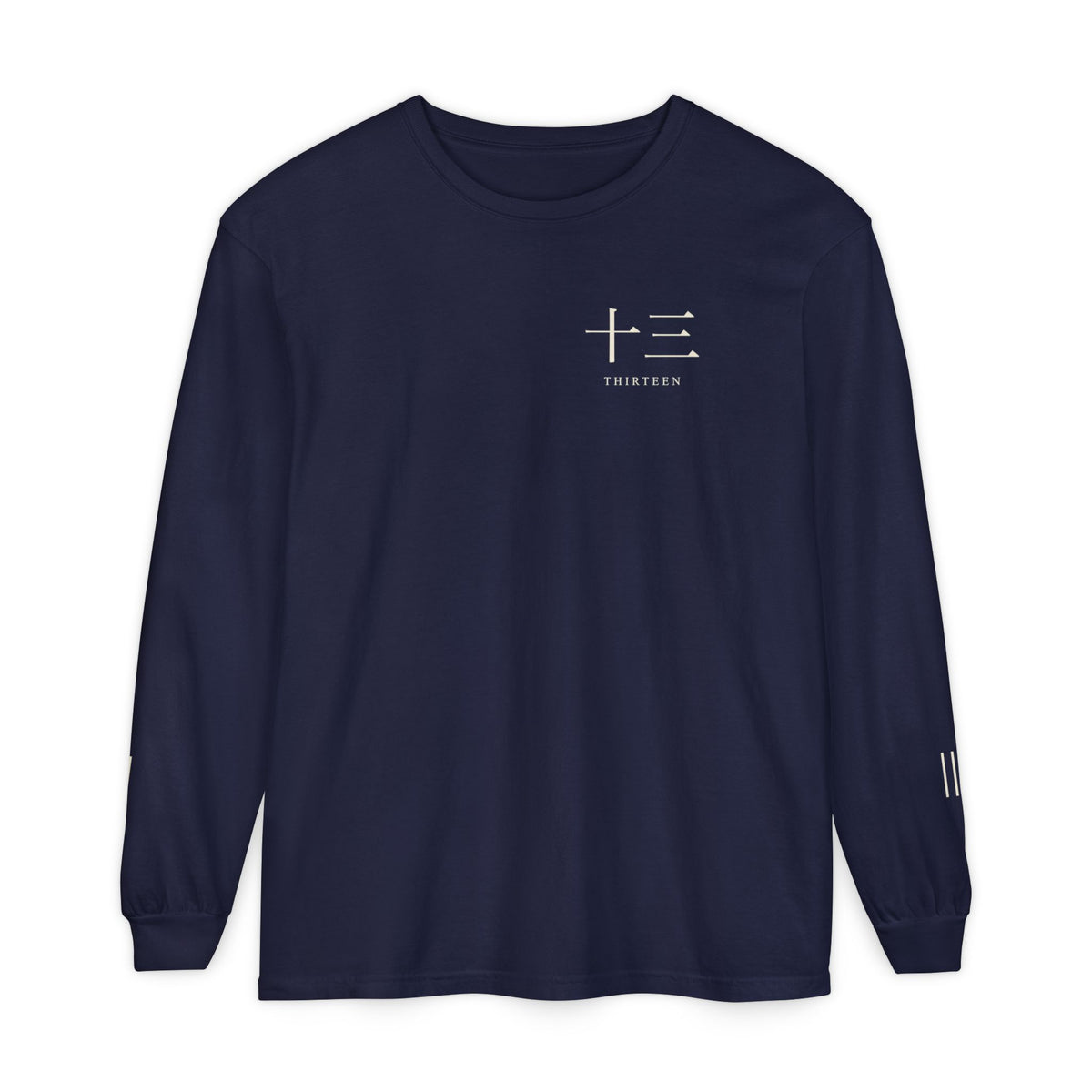 Thirteen Captain Kanji Long Sleeve Tee | Inspired by the Gotei 13 captains of Bleach