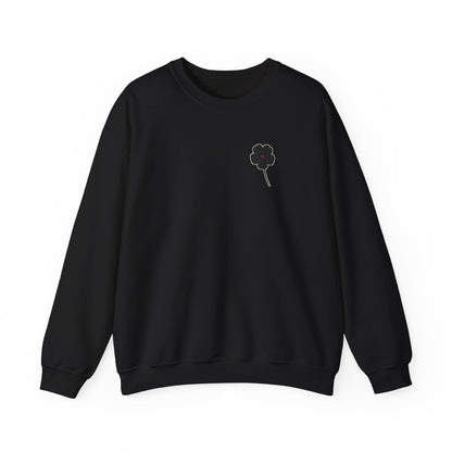 Black Clover Leaf Minimalist Crewneck Sweatshirt | Inspired by Asta from Black Clover