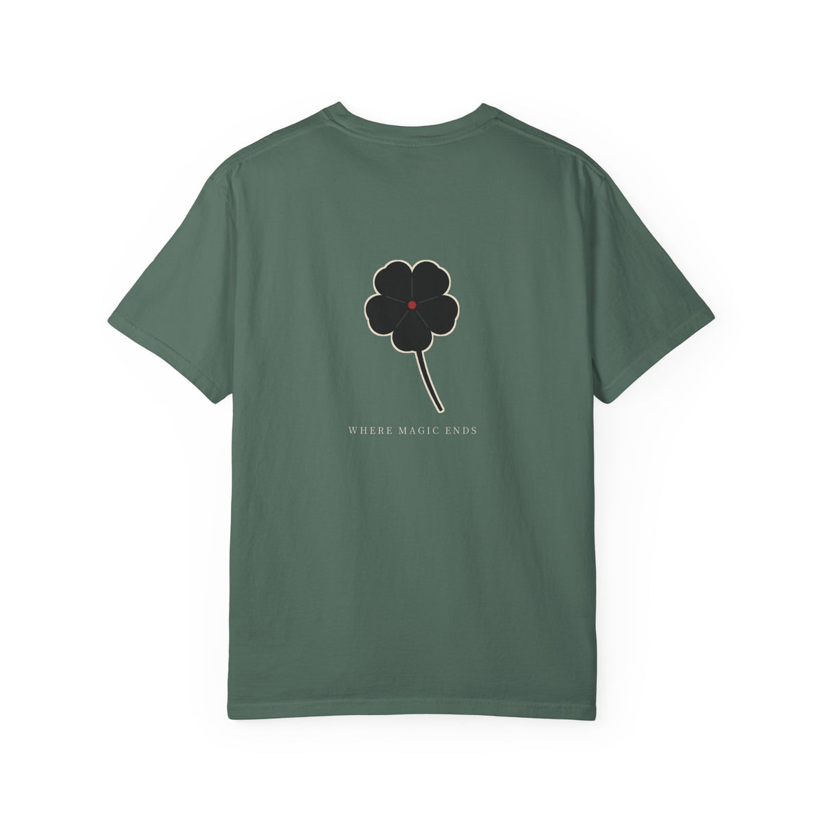 Black Clover Leaf Minimalist Heavyweight Tee | Inspired by Asta from Black Clover