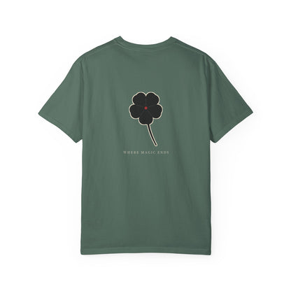 Black Clover Leaf Minimalist Heavyweight Tee | Inspired by Asta from Black Clover