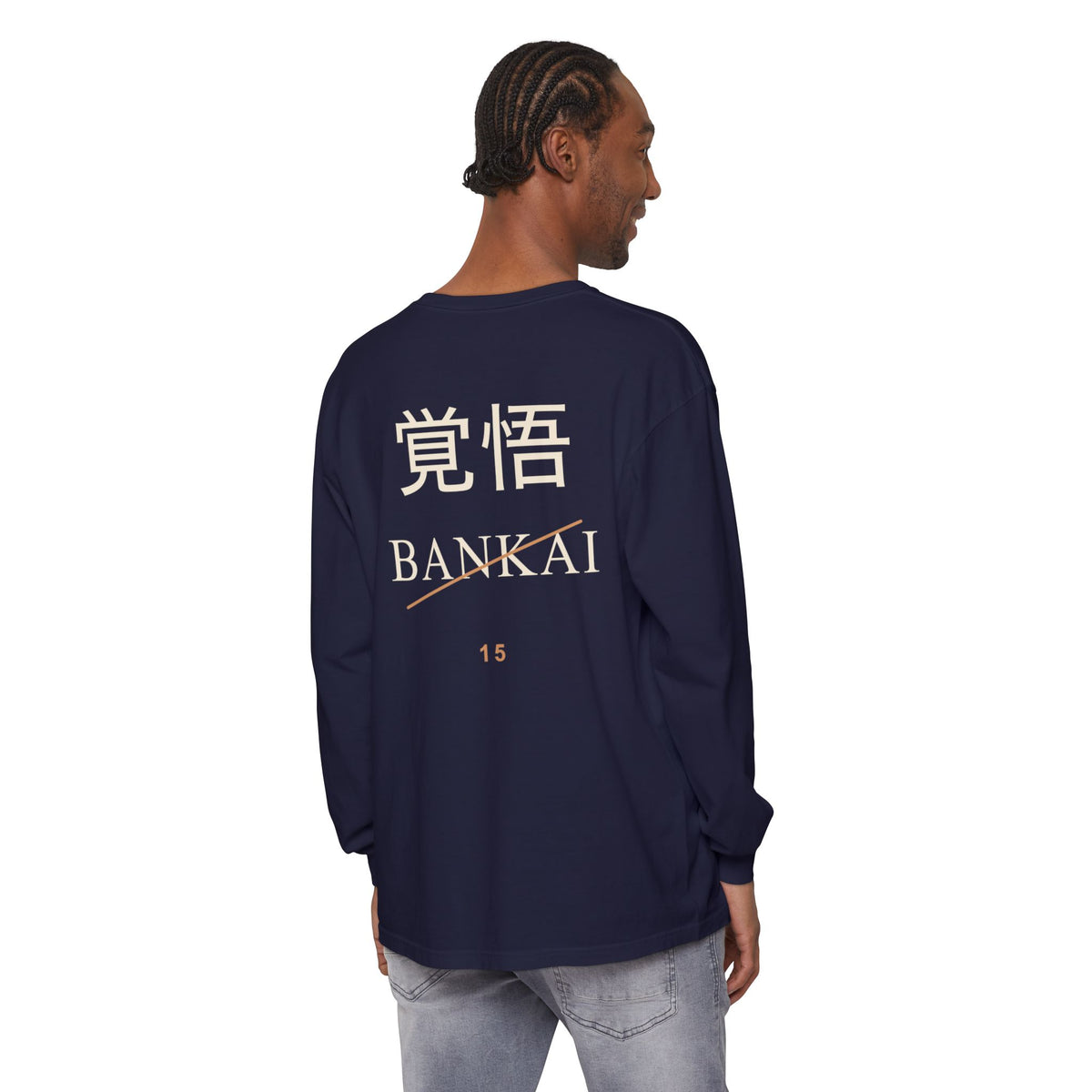 Resolve and Release Kanji Long Sleeve Tee | Inspired by Ichigo Kurosaki from Bleach