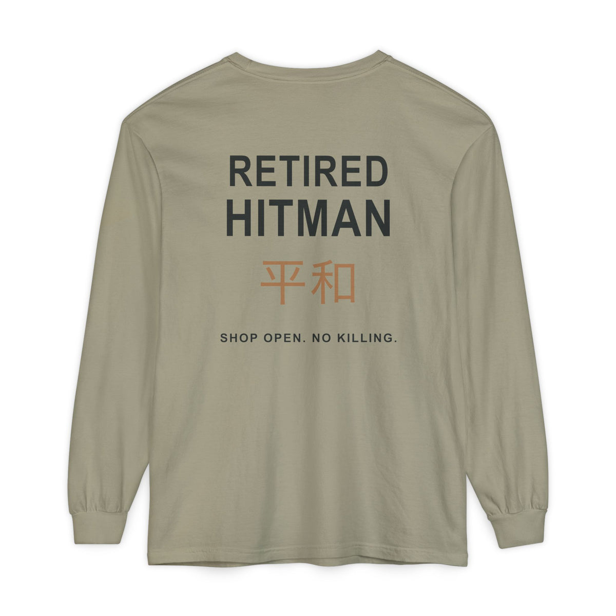 Off Duty Kanji Long Sleeve Tee | Inspired by Taro Sakamoto from Sakamoto Days