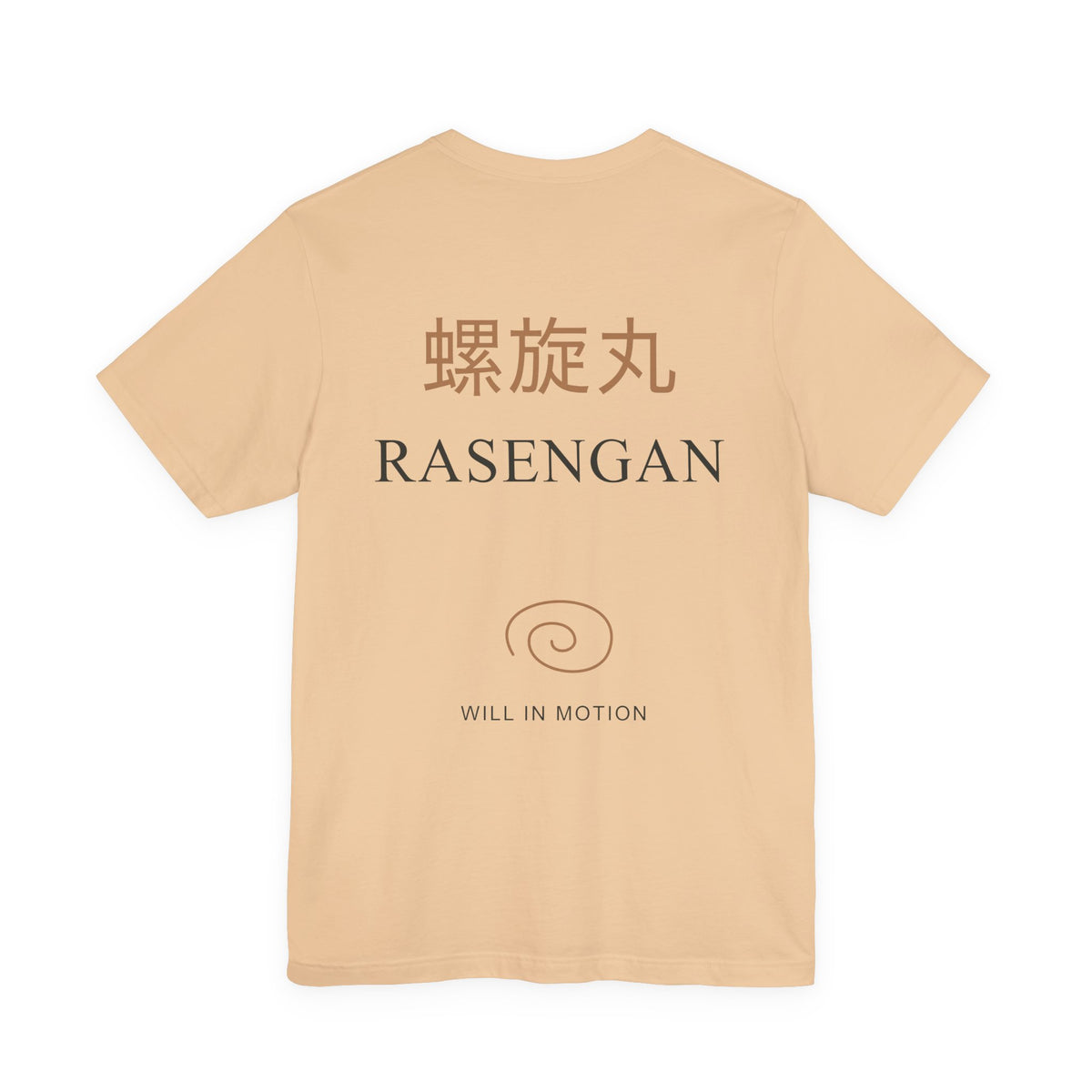 Spiral Will Kanji Anime Soft Tee | Ninja Japanese Streetwear