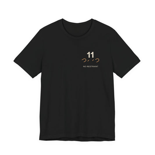 Unrestrained Eleven Minimalist Anime Soft Tee | Soul Sword Japanese Streetwear