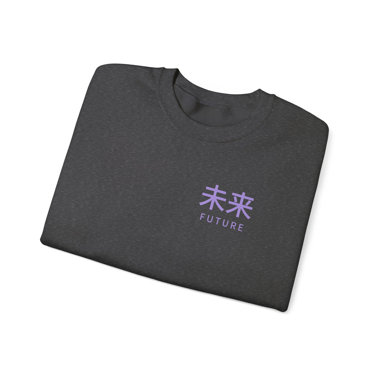 Future Tense Kanji Anime Crewneck Sweatshirt | Saiyan Japanese Streetwear