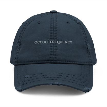 Occult Frequency Embroidered Dad Hat | Inspired by Momo Ayase and Okarun from Dandadan