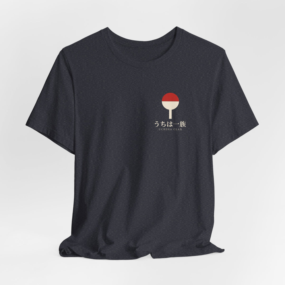 Clan Fan Crest Kanji Anime Soft Tee | うちは一族 Ninja Japanese Streetwear
