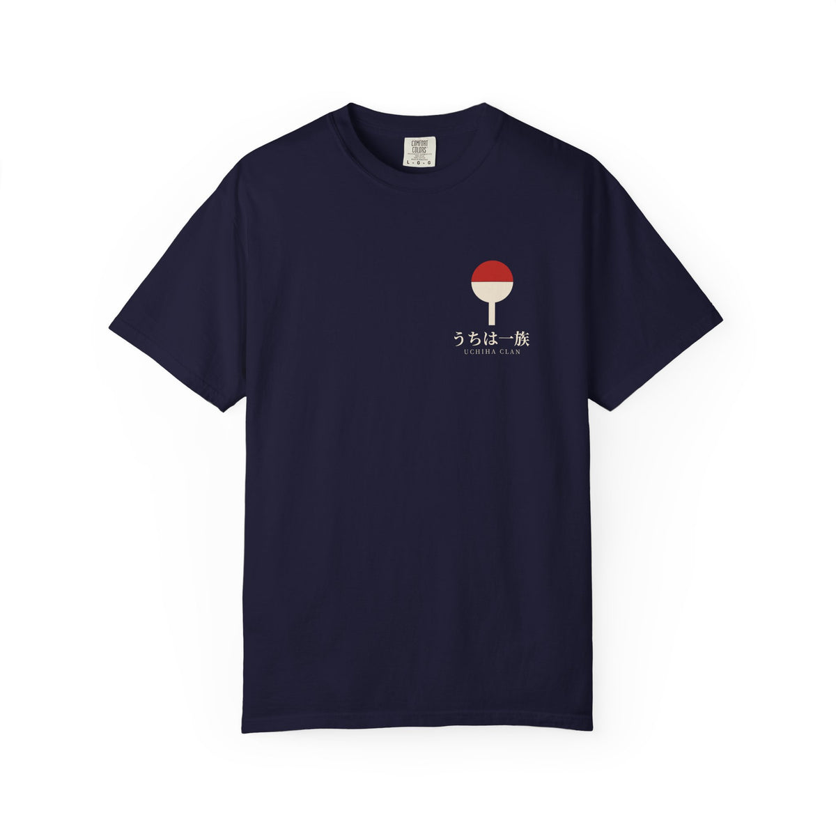 Clan Fan Crest Kanji Anime Tee | うちは一族 Ninja Japanese Streetwear