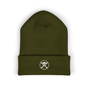 Pirate Crest Embroidered Beanie | Inspired by the Straw Hat crew from One Piece
