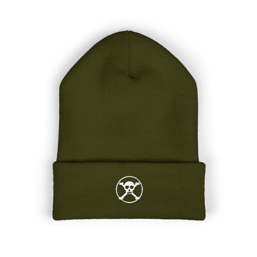 Pirate Crest Embroidered Beanie | Inspired by the Straw Hat crew from One Piece