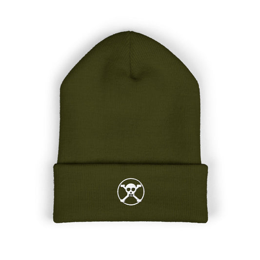 Pirate Crest Embroidered Beanie | Inspired by the Straw Hat crew from One Piece