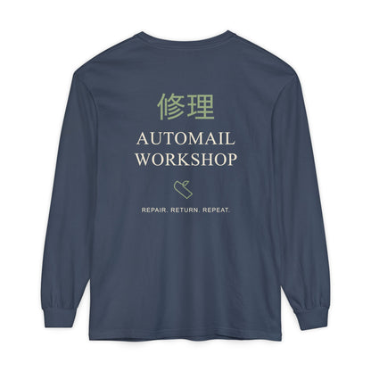 Rebuild Home Kanji Long Sleeve Tee | Inspired by Winry Rockbell from Fullmetal Alchemist