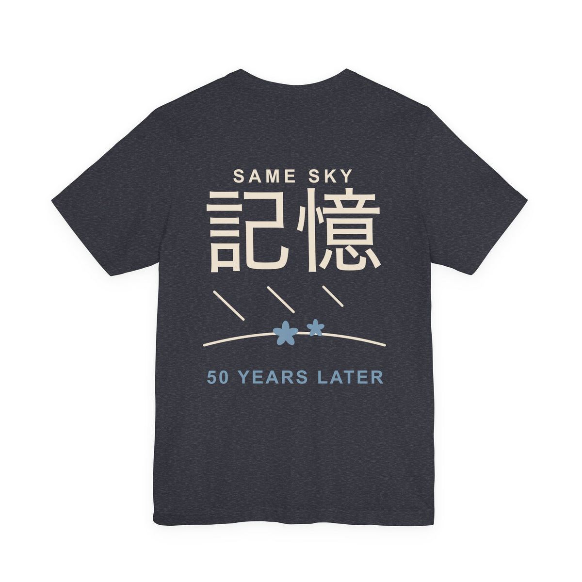 Memory of the Sky Kanji Anime Soft Tee | Mage Journey Japanese Streetwear
