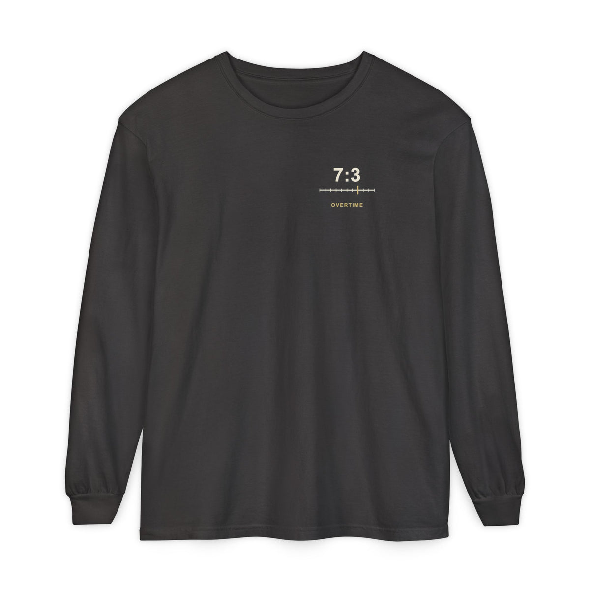 Overtime Ratio Minimalist Anime Long Sleeve Tee | Sorcerer Japanese Streetwear