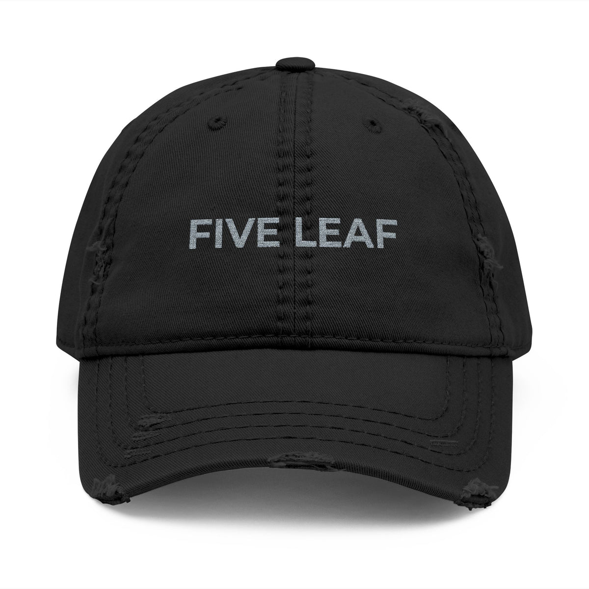 Five Leaf Embroidered Dad Hat | Inspired by Asta from Black Clover