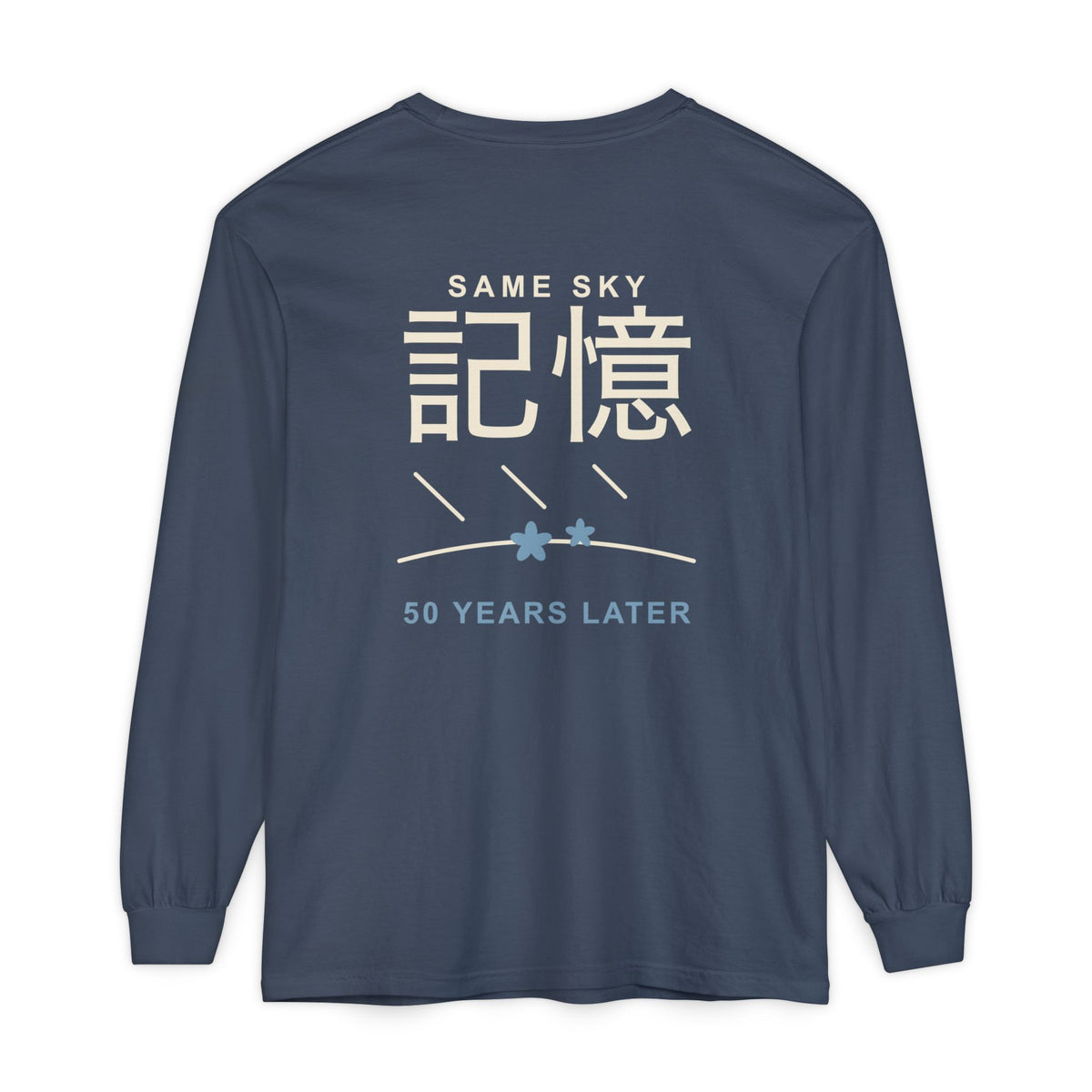Memory of the Sky Kanji Long Sleeve Tee | Inspired by Frieren and Himmel from Frieren