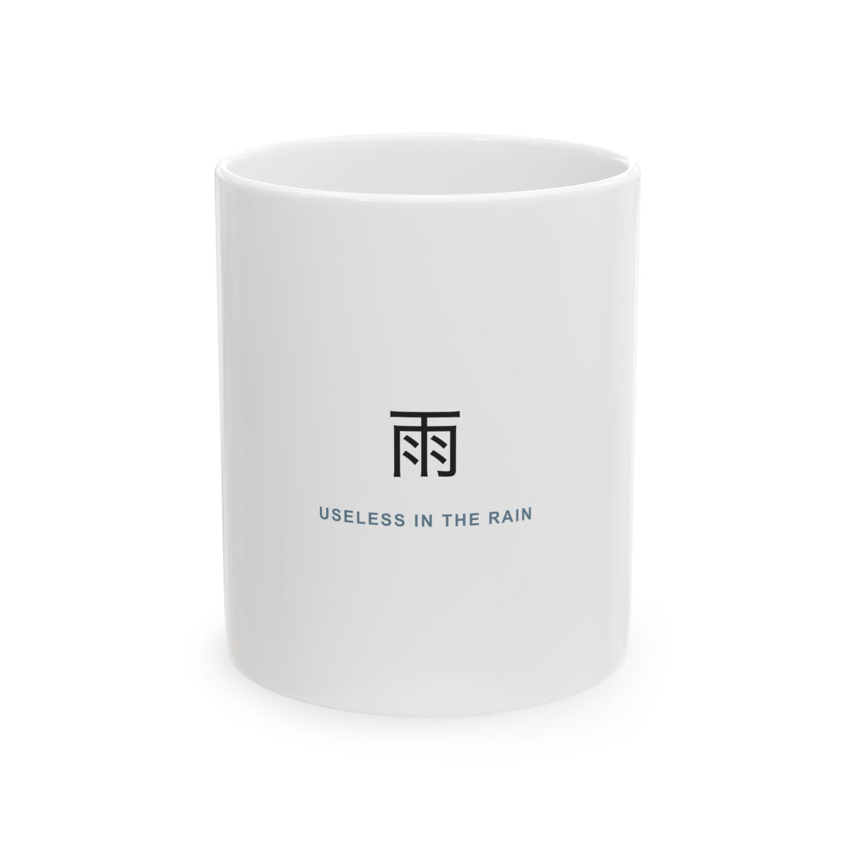Rain Check Ceramic Mug | Inspired by Roy Mustang from Fullmetal Alchemist