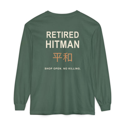 Off Duty Kanji Long Sleeve Tee | Inspired by Taro Sakamoto from Sakamoto Days