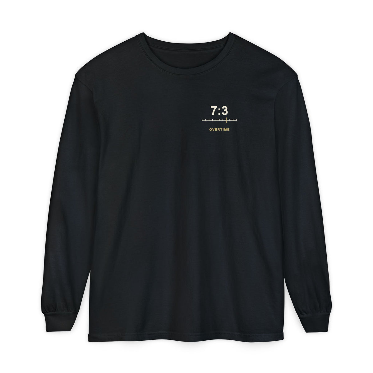 Overtime Ratio Minimalist Anime Long Sleeve Tee | Sorcerer Japanese Streetwear