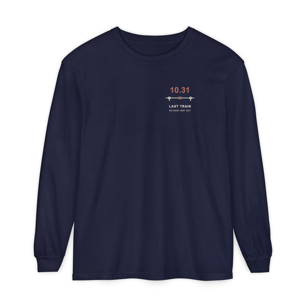 Last Train October Minimalist Long Sleeve Tee | Inspired by the Shibuya Incident arc of Jujutsu Kaisen