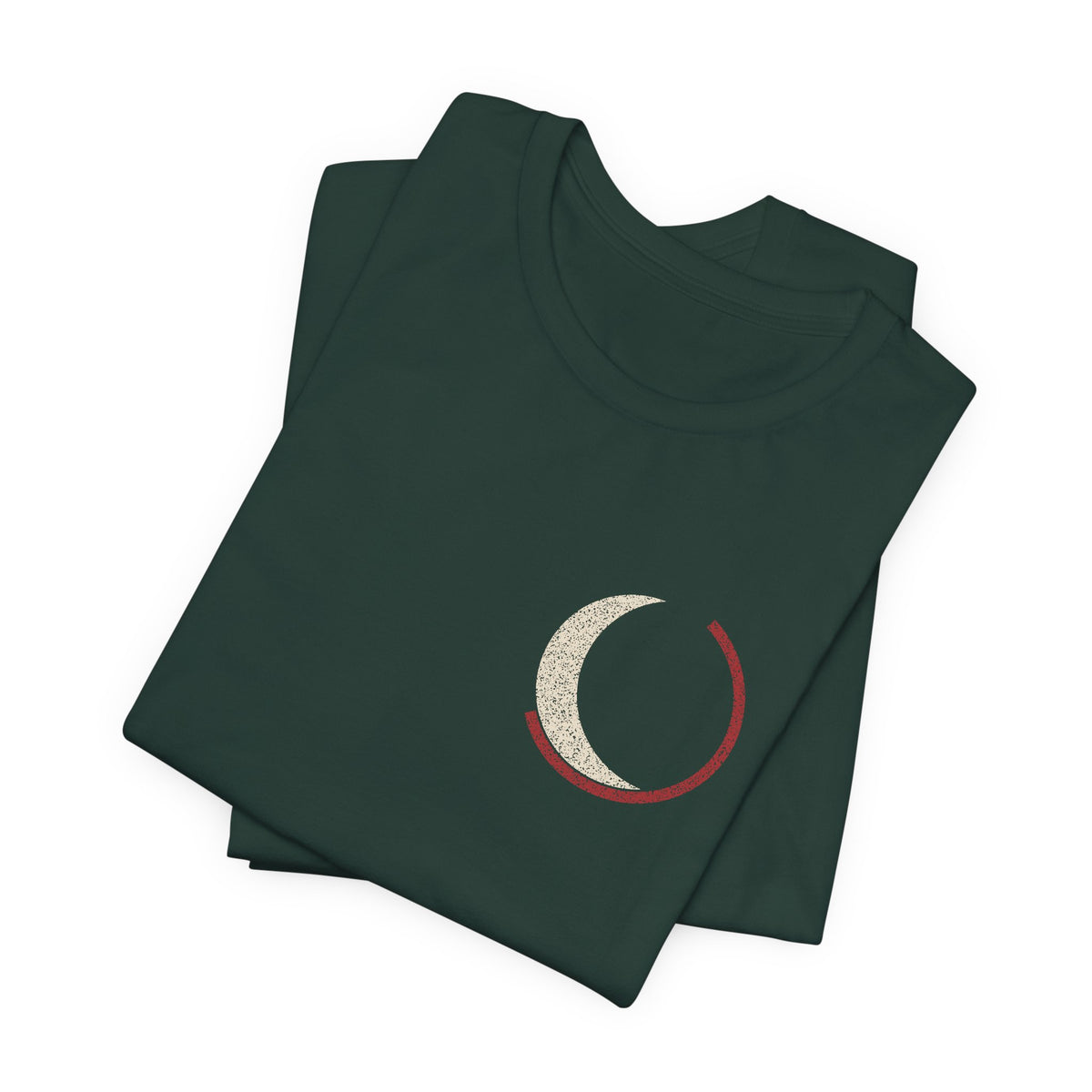 Black Moon Minimalist Anime Soft Tee | Soul Sword Japanese Streetwear