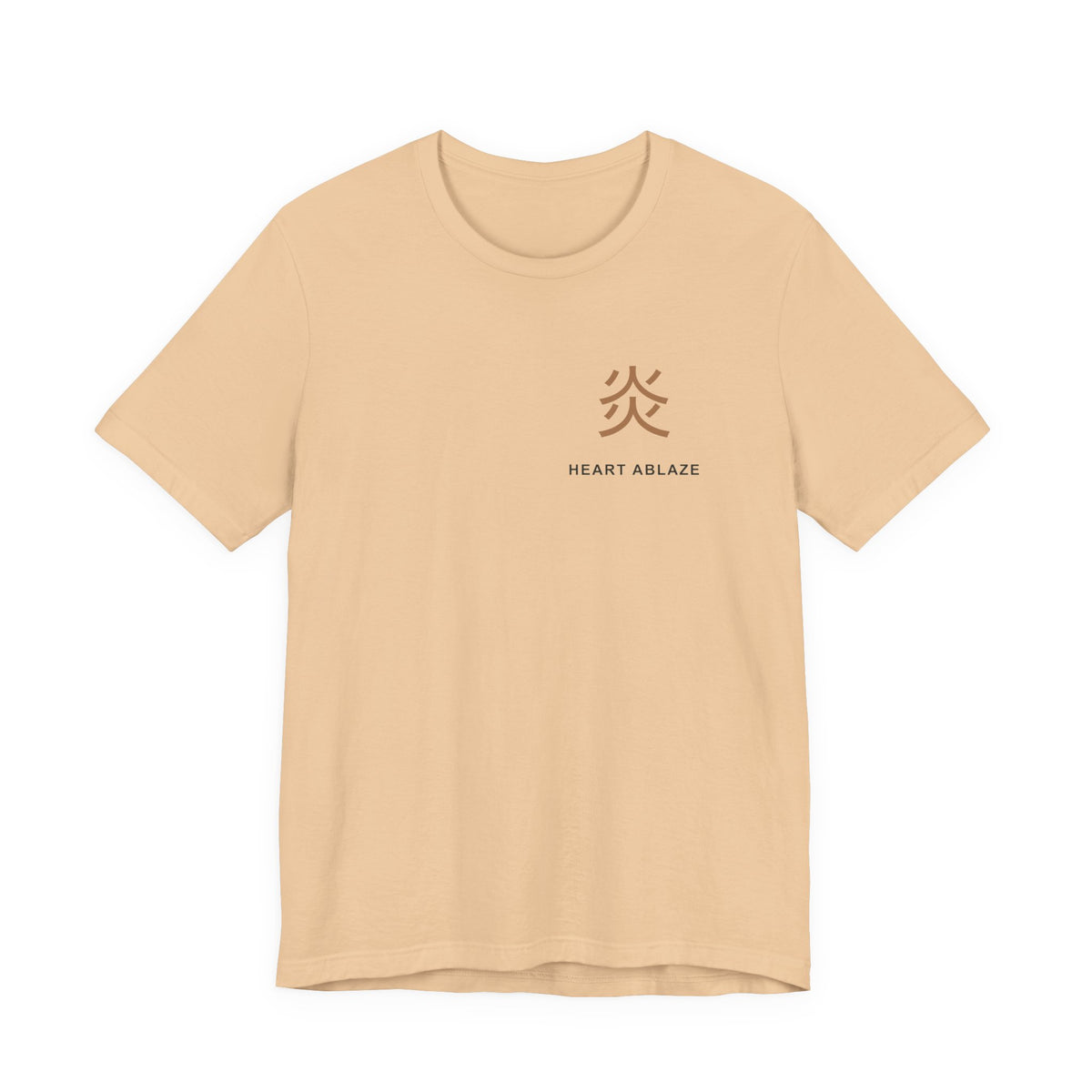 Burning Resolve Kanji Anime Soft Tee | Demon Hunter Japanese Streetwear