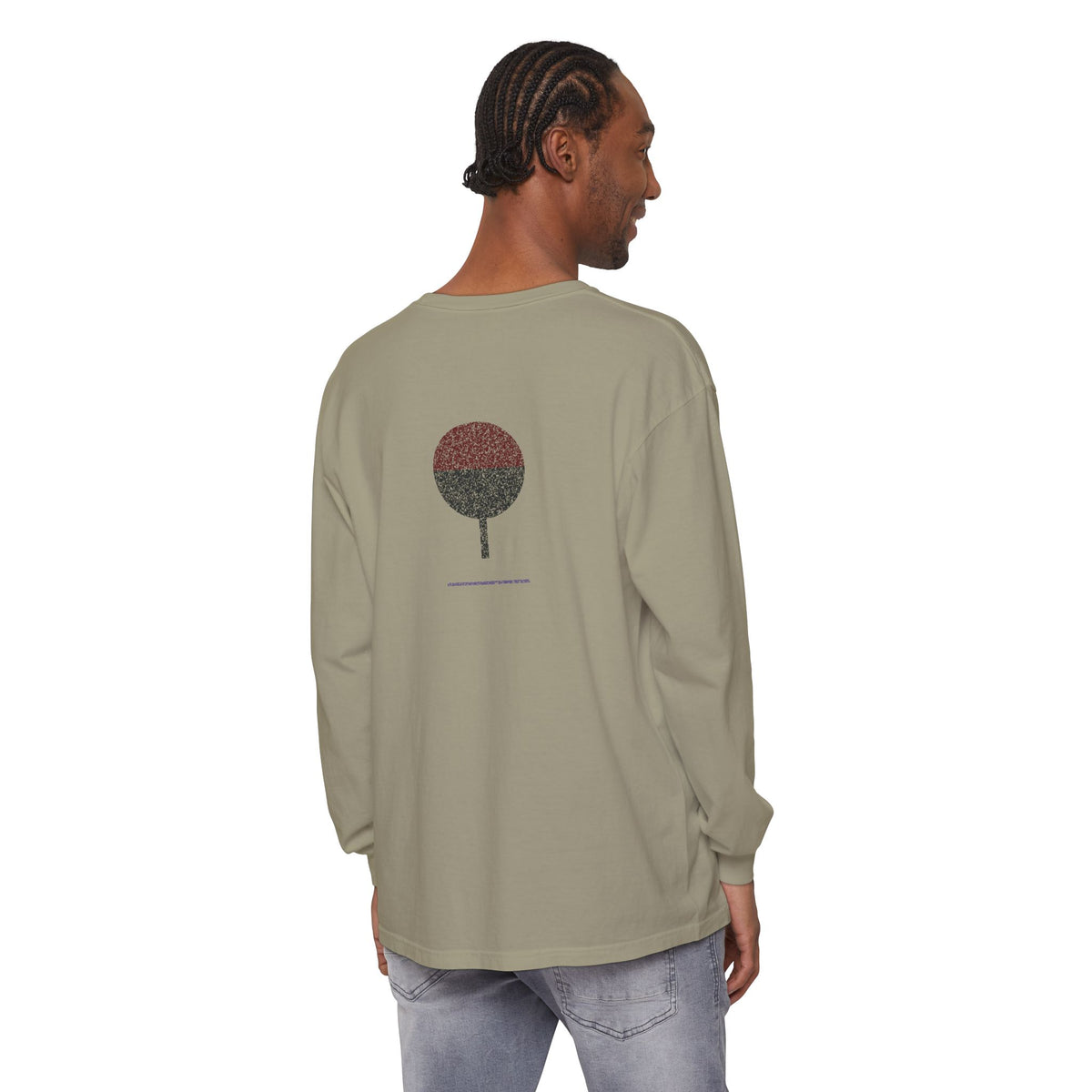 Storm Flame Kanji Anime Long Sleeve Tee | Clan Crest Japanese Streetwear