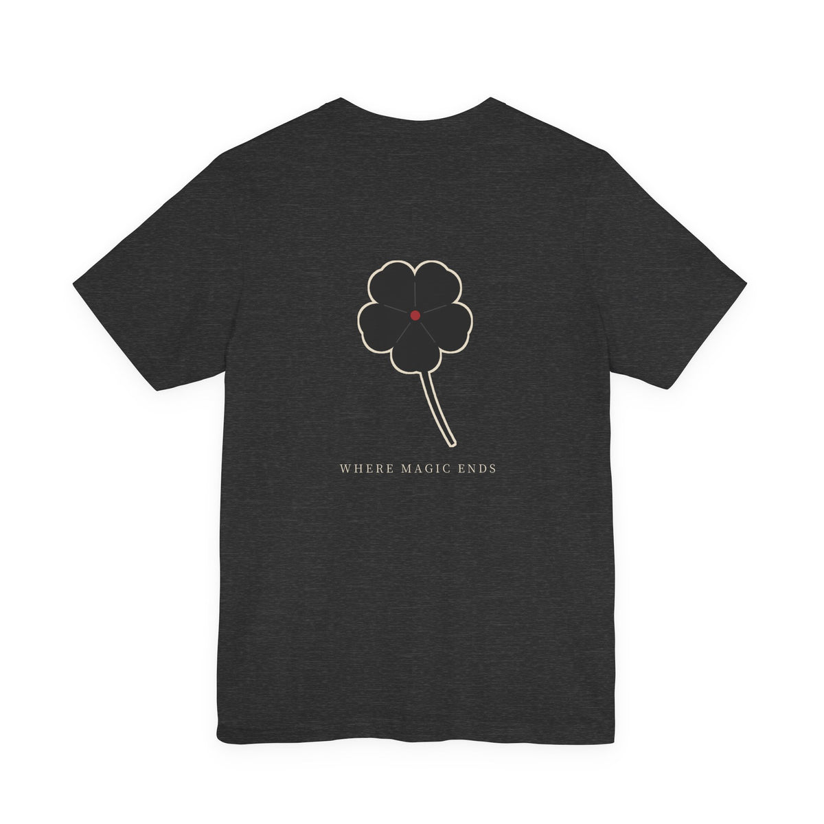 Black Clover Leaf Minimalist Soft Tee | Inspired by Asta from Black Clover
