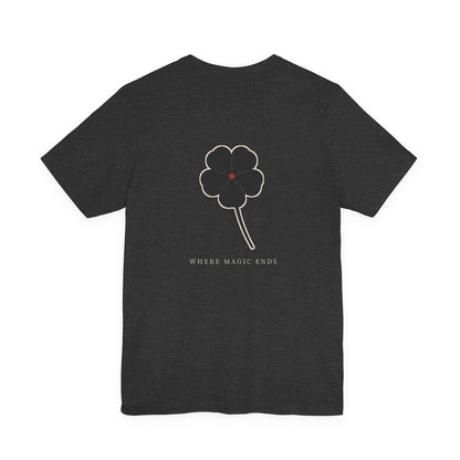 Black Clover Leaf Minimalist Soft Tee | Inspired by Asta from Black Clover
