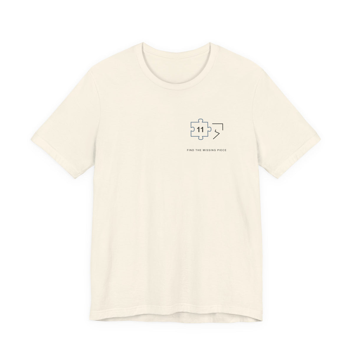 The Missing Piece Minimalist Anime Soft Tee | Anime Sports Japanese Streetwear