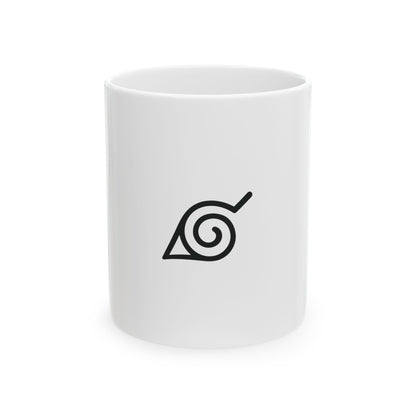 Konoha Quiet Crest Ceramic Mug | Inspired by the Hidden Leaf Village from Naruto