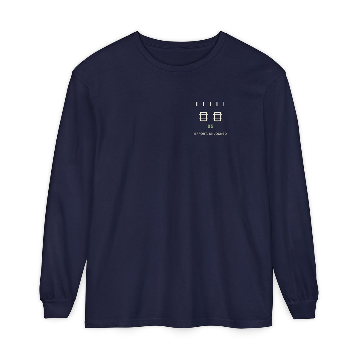 Fifth Gate Minimalist Long Sleeve Tee | Inspired by Rock Lee from Naruto