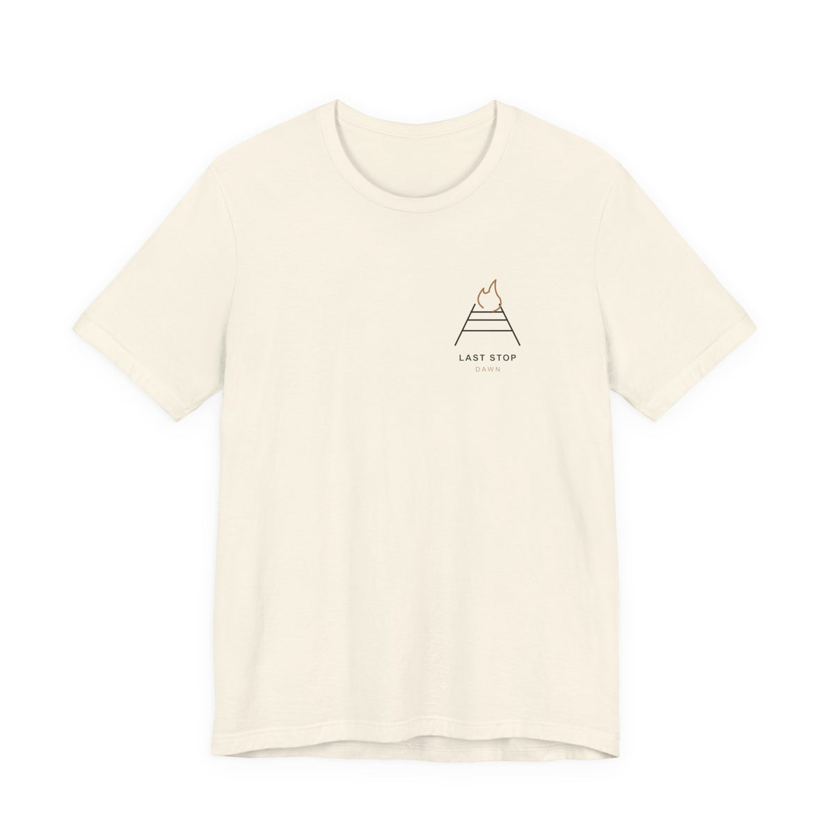 Last Stop Dawn Minimalist Anime Soft Tee | Demon Hunter Japanese Streetwear