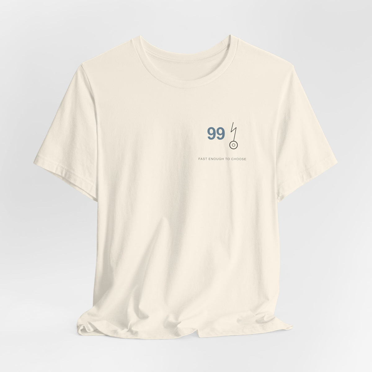 Ninety Nine Volts Minimalist Anime Soft Tee | Hunter Japanese Streetwear