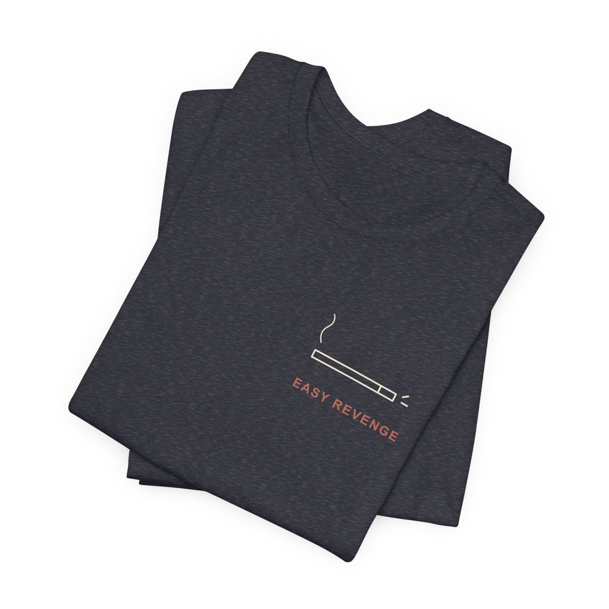 Easy Revenge Minimalist Anime Soft Tee | Devil Hunter Japanese Streetwear