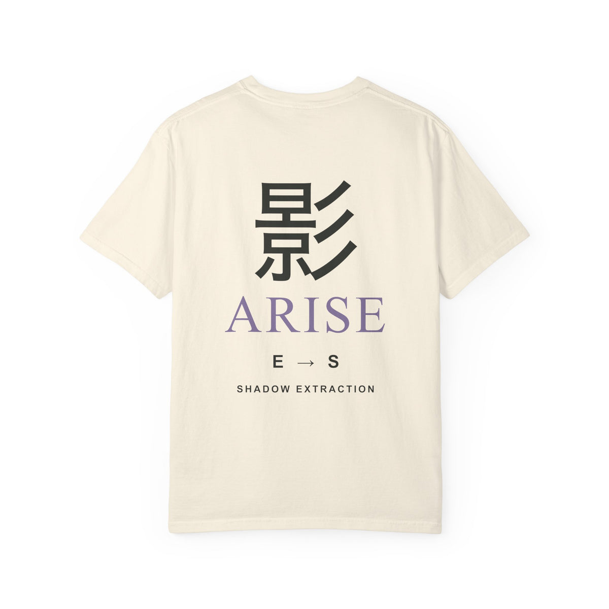 Shadow Rank Kanji Anime Tee | Shadow Rank Gym Japanese Streetwear