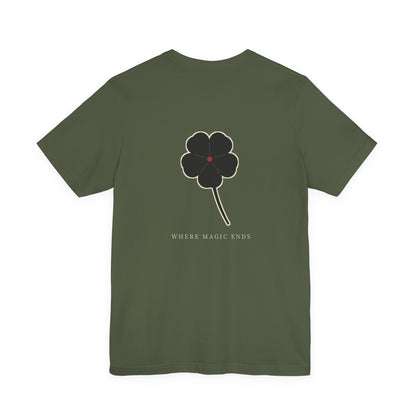 Black Clover Leaf Minimalist Soft Tee | Inspired by Asta from Black Clover