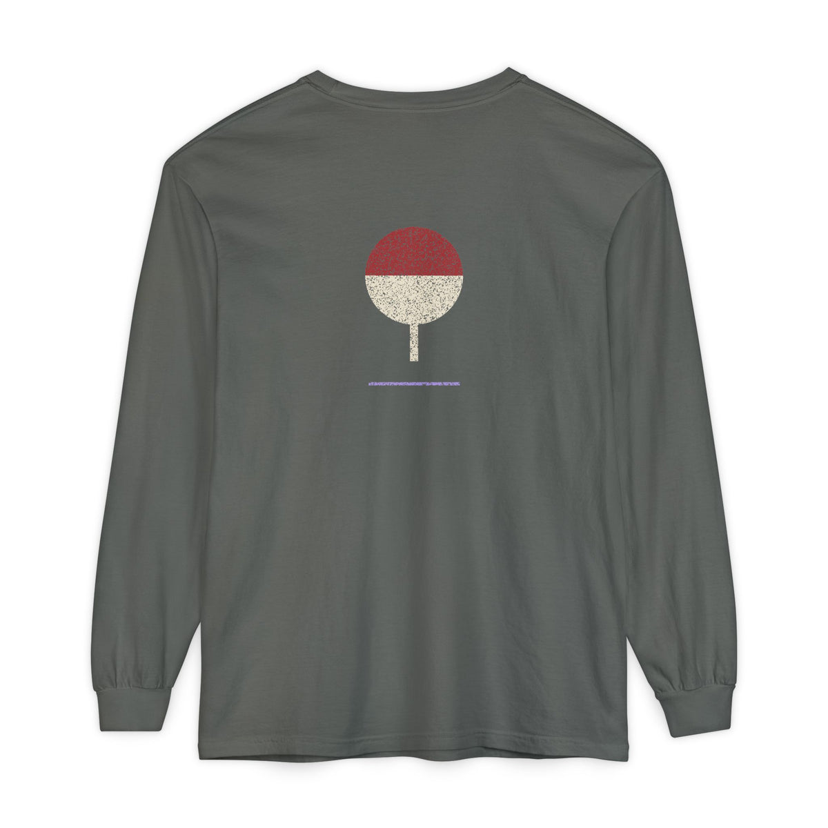 Storm Flame Kanji Anime Long Sleeve Tee | Clan Crest Japanese Streetwear