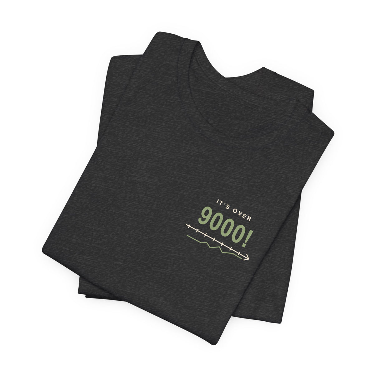 Over Nine Thousand Anime Quote Soft Tee | Power Level Japanese Streetwear