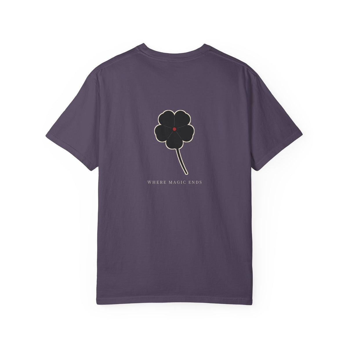 Black Clover Leaf Minimalist Heavyweight Tee | Inspired by Asta from Black Clover