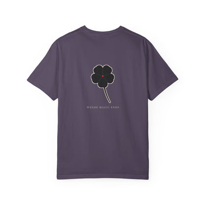 Black Clover Leaf Minimalist Heavyweight Tee | Inspired by Asta from Black Clover