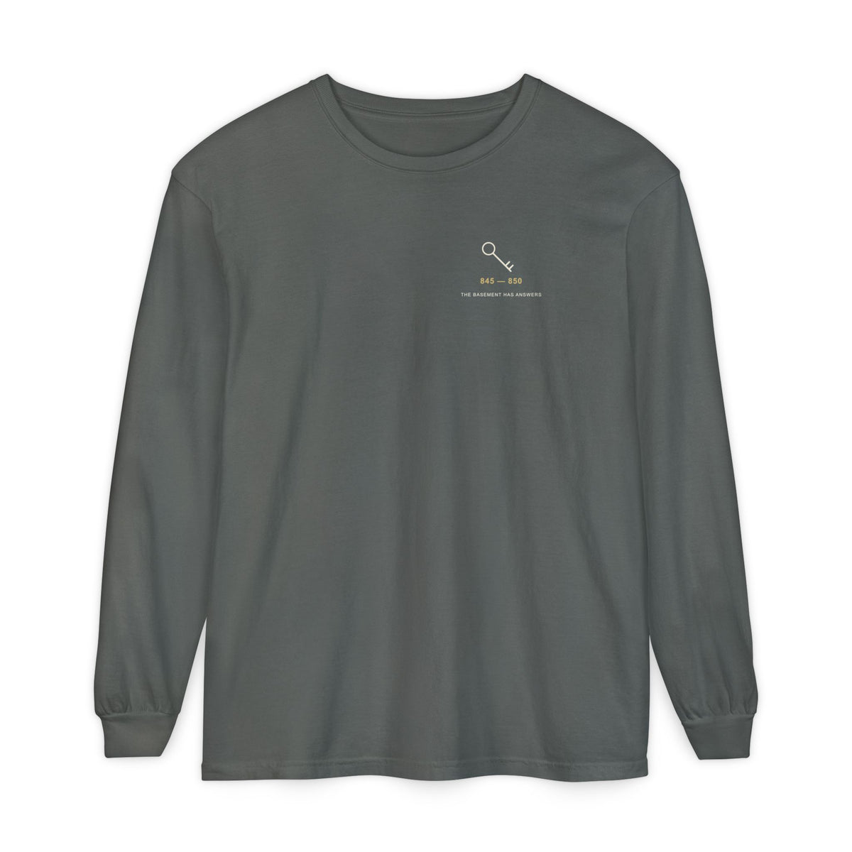 Basement Archive Minimalist Long Sleeve Tee | Inspired by Eren Yeager and Grisha Yeager from Attack on Titan