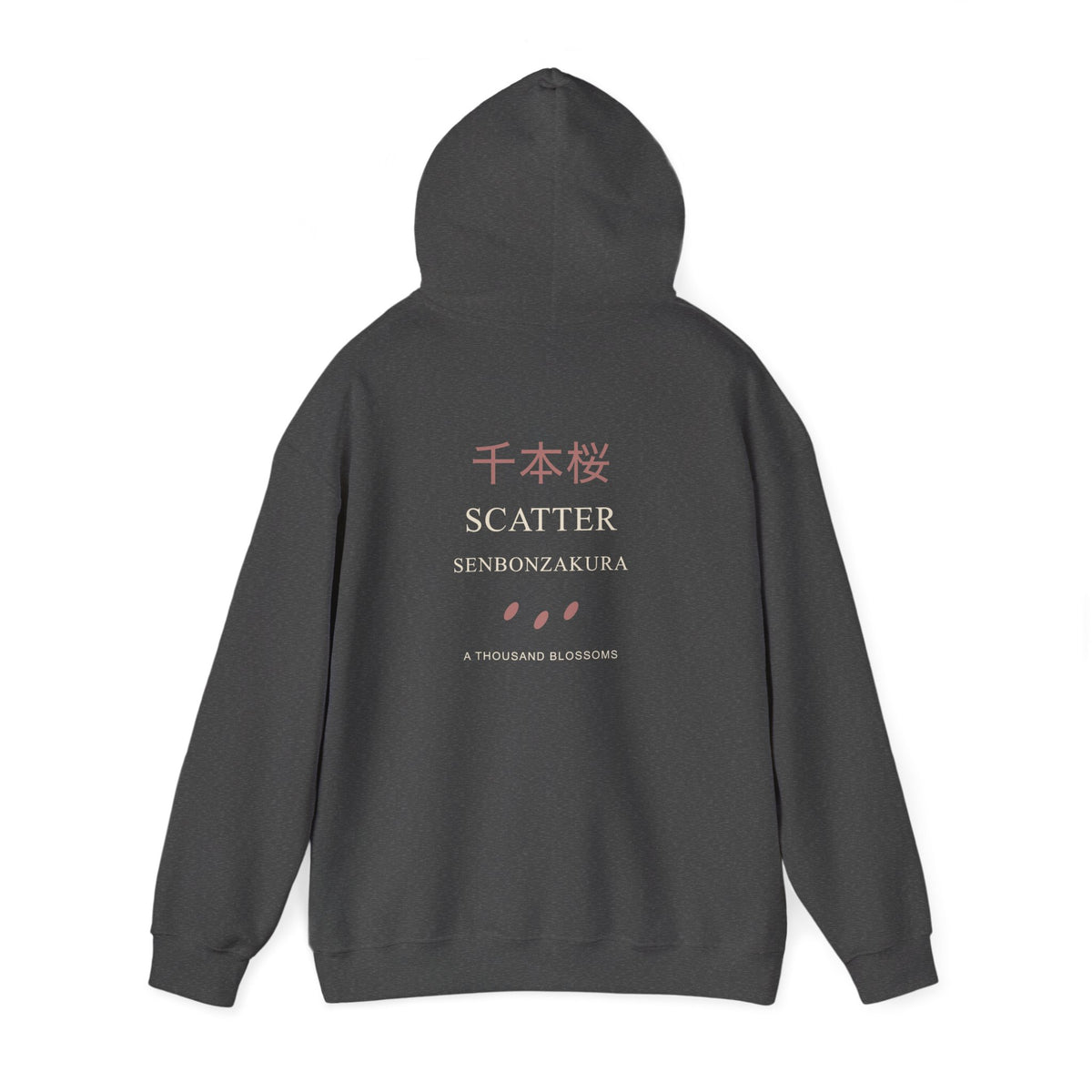 Scatter Kanji Hoodie | Inspired by Byakuya Kuchiki from Bleach