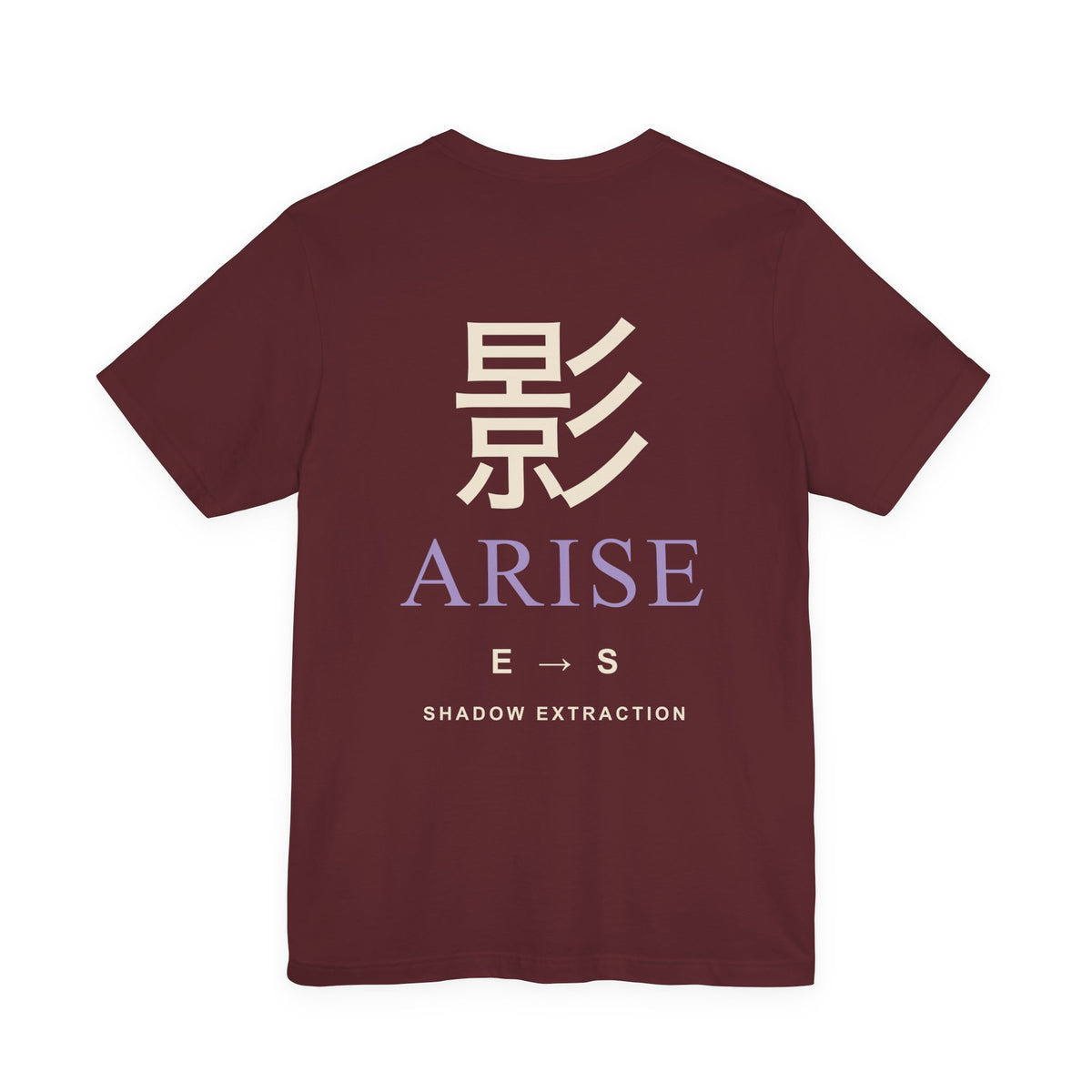 Shadow Rank Kanji Anime Soft Tee | Shadow Rank Gym Japanese Streetwear