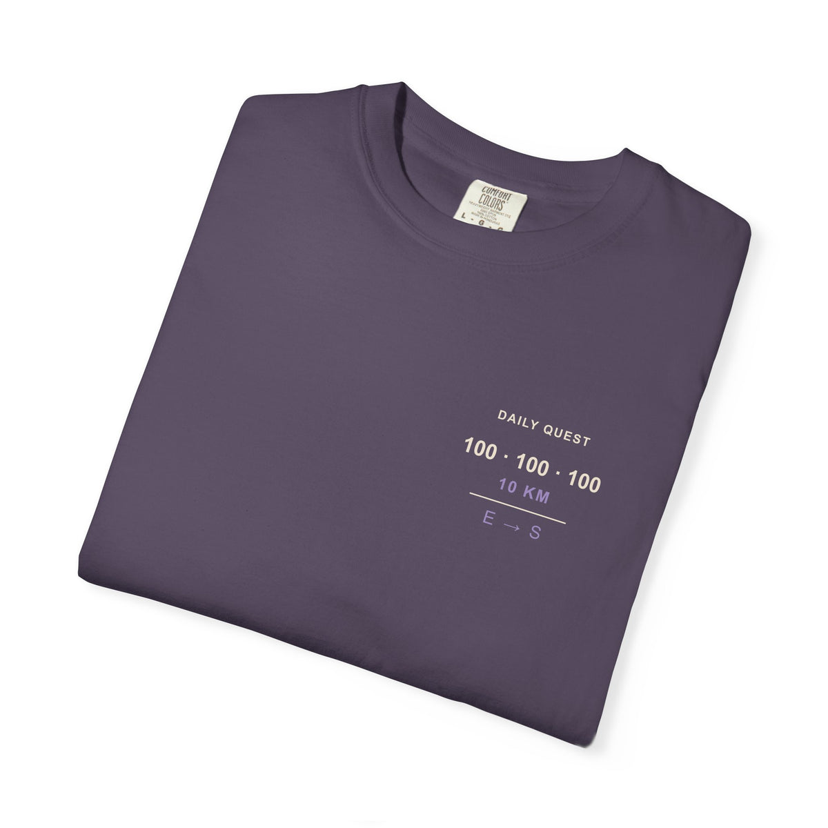 Daily Requirement Minimalist Anime Tee | Shadow Rank Gym Japanese Streetwear