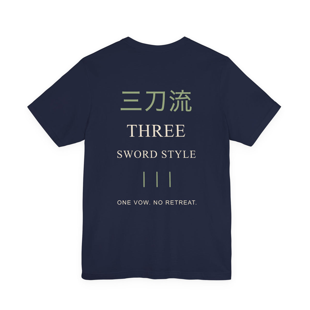 Threefold Vow Kanji Anime Soft Tee | Pirate Japanese Streetwear